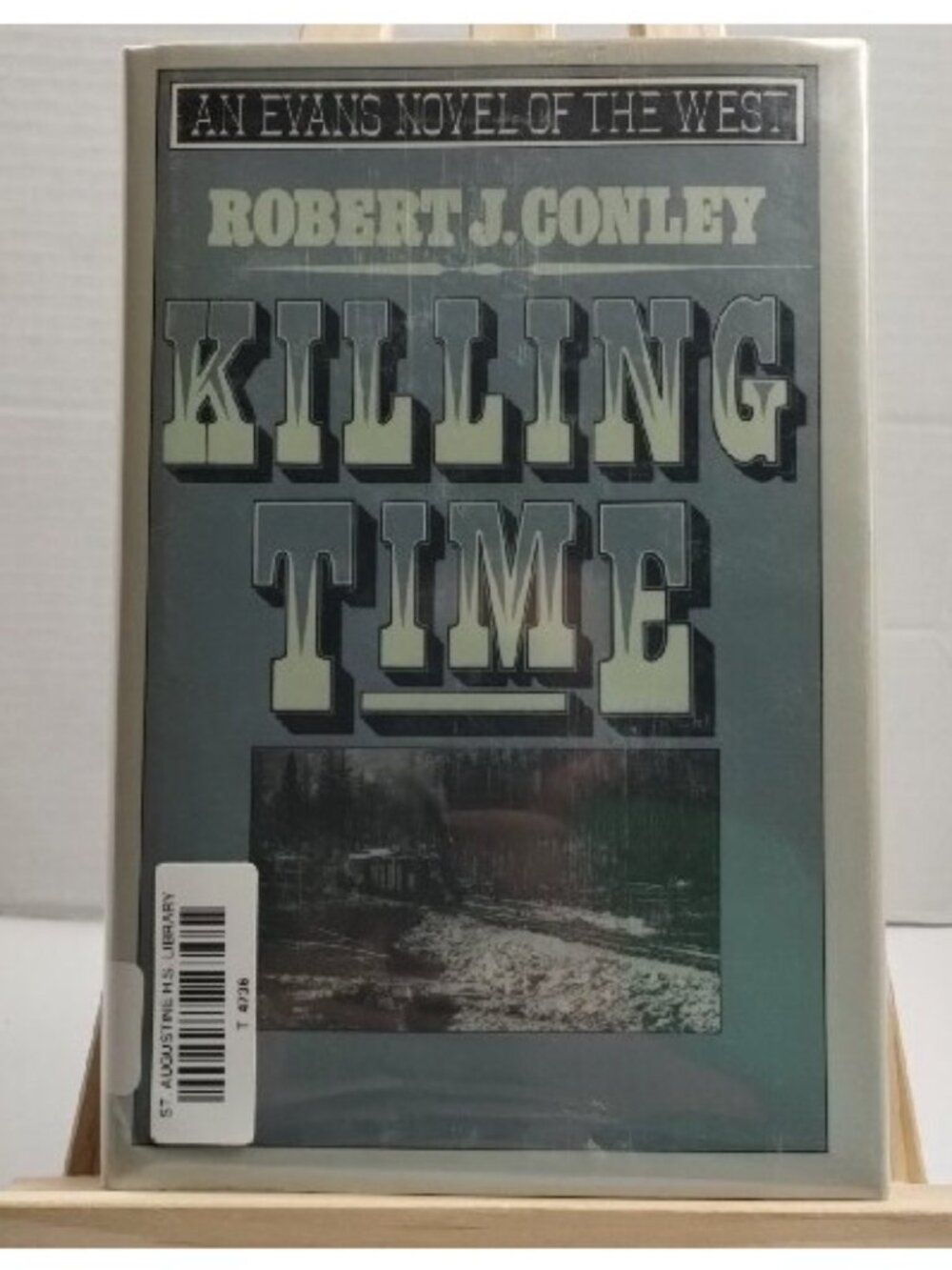 KILLING TIME Robert J. Conley 1988 Vintage Hardcover Book Protected Dust Jacket